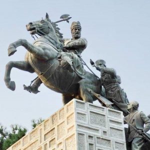 سنگ کارشده در آرامگاه نادرشاه